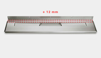 1004 Avloppsarmatur 300, 12 mm bakåtflyttad väggfläns