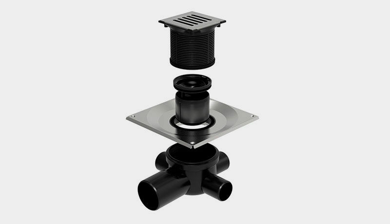 80230075_155100833sampak3 Kvadrat Column 10x10, Ø75 vandret, sampak 3