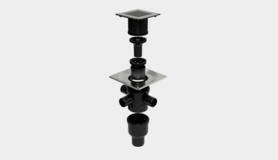 Kvadrat Column 15x15, Ø75/110 lodret , sampak 4