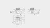 ill_80230075 Kvadrat Column 10x10, Ø75 vandret, sampak 3