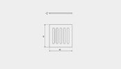 ill_83020100 Kvadrat ClassicLine rist 10x10, Column